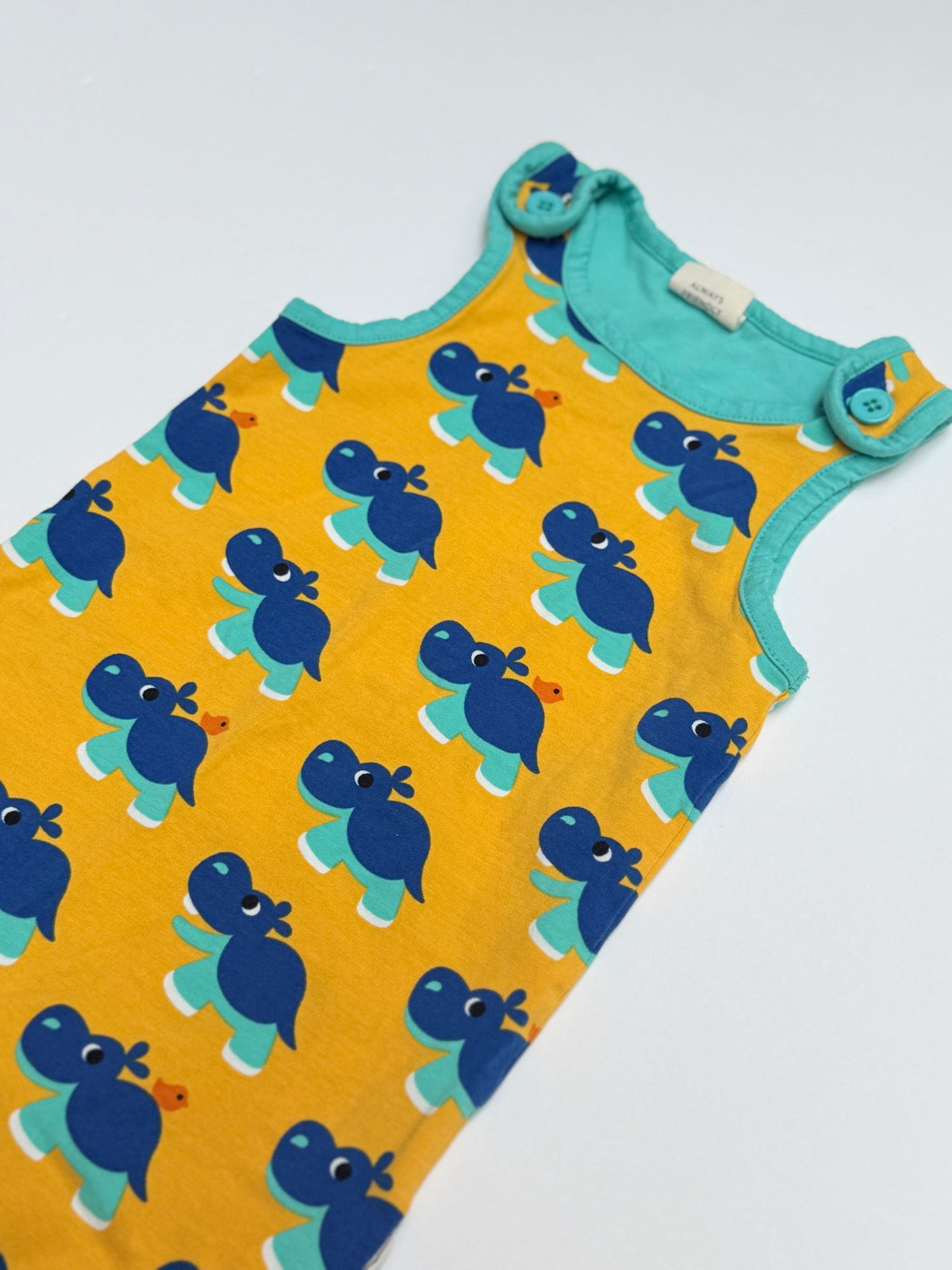 Maxomorra Hippo Romper 3-6M