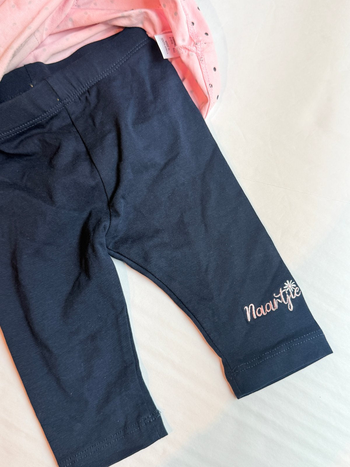 NWT - naartjie Polka Dot Tunic Legging Headband Set 12-18