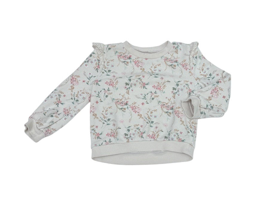 OshKosh Floral Sweatshirt 24M