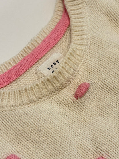 Baby Gap Polka Dot Knit Sweater 6-12M