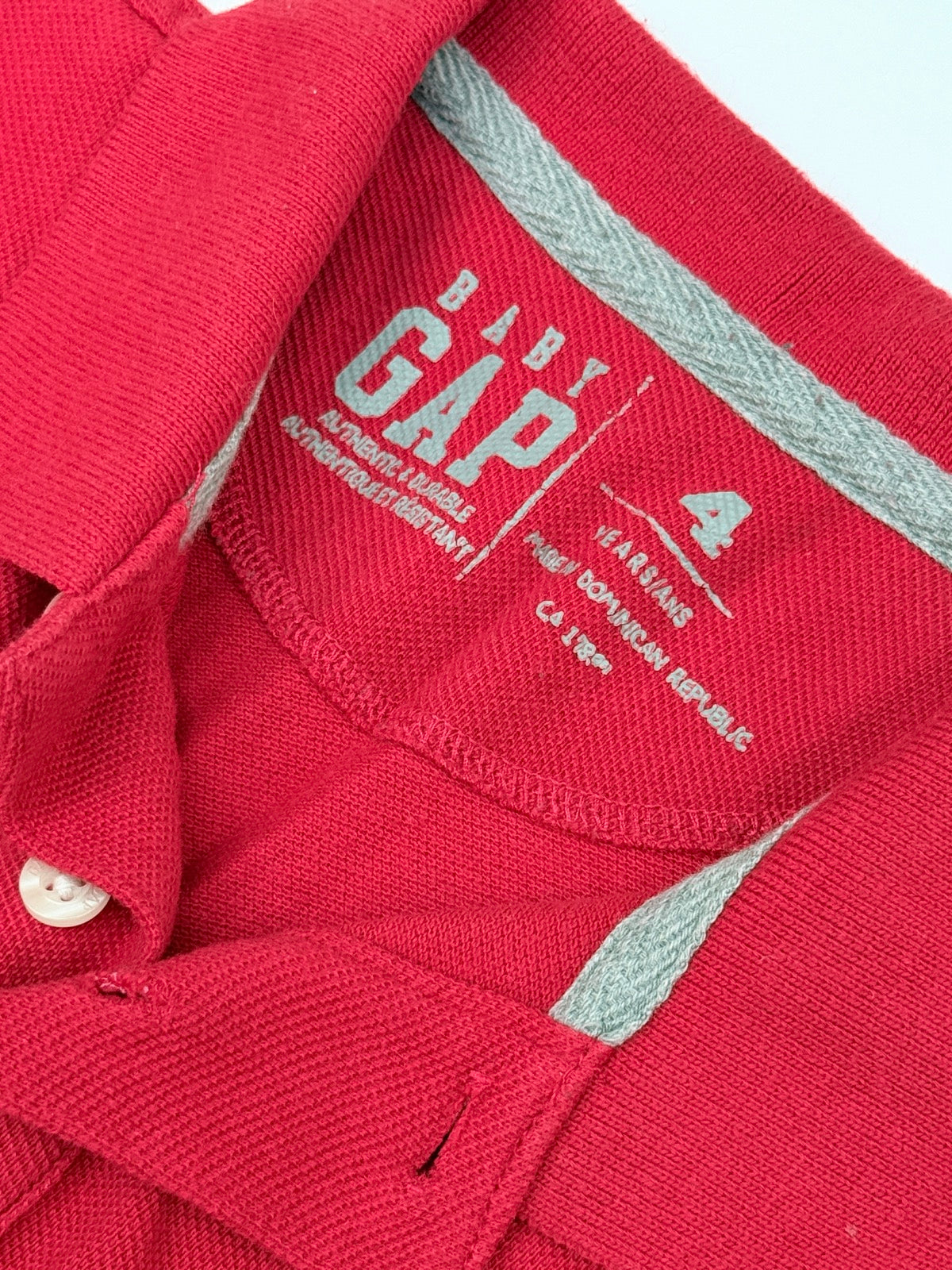 Baby Gap Red Polo Shirt 4