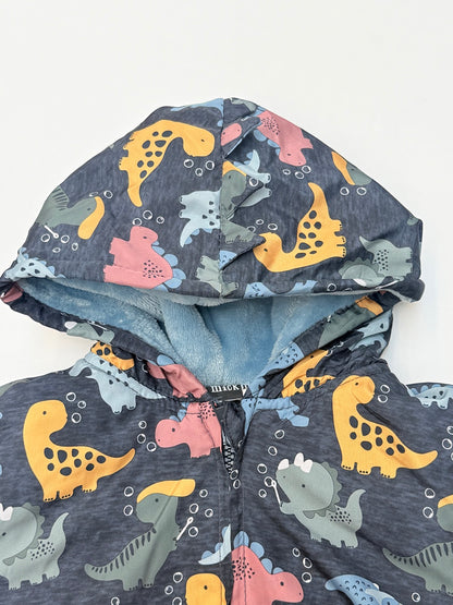 Mick Mack Dinosaur Fleece Lined Snowsuit 6/9M