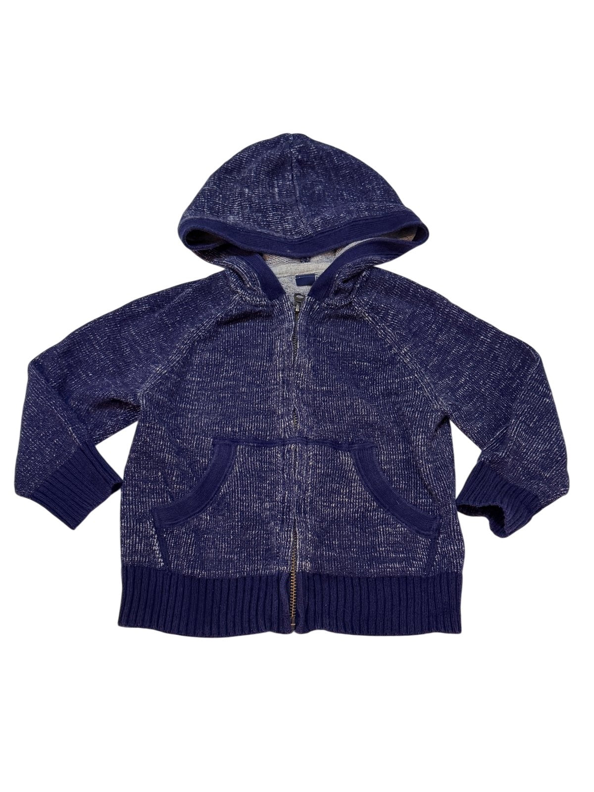 Baby Gap Navy Knit Zip Hoodie 3T