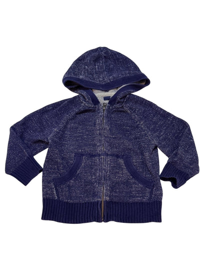 Baby Gap Navy Knit Zip Hoodie 3T
