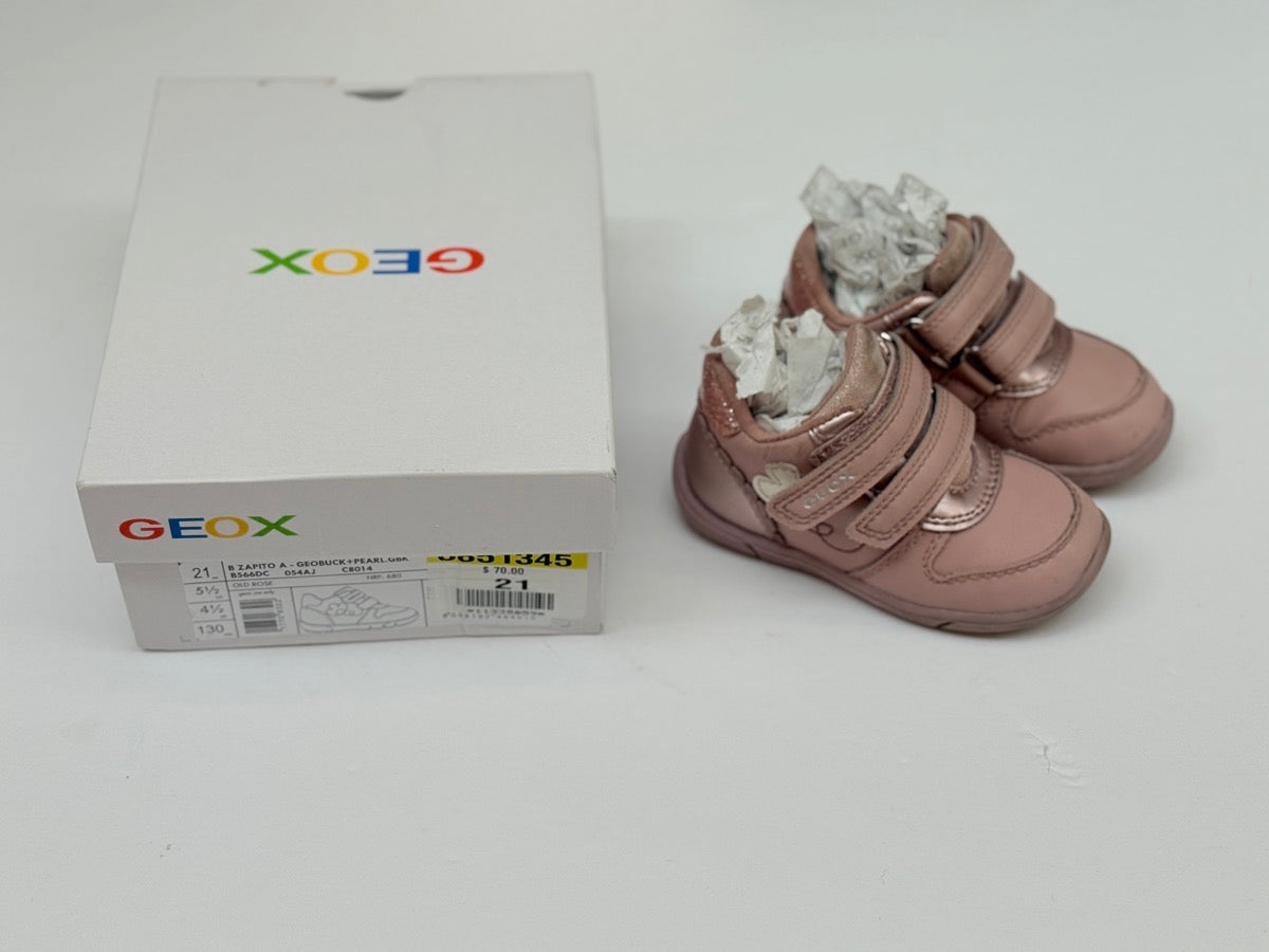 Geox B Zapito A Old Rose Sneaker Boot Size 5.5