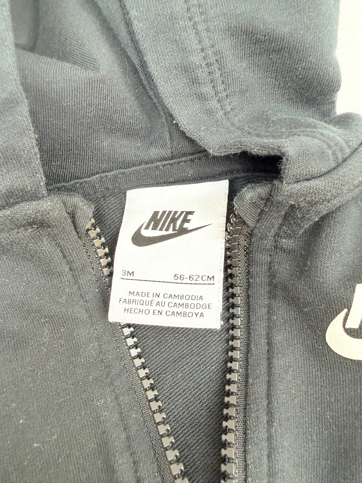 Nike Black Fleece Hoodie Jogger Set 3M
