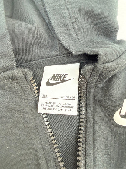 Nike Black Fleece Hoodie Jogger Set 3M