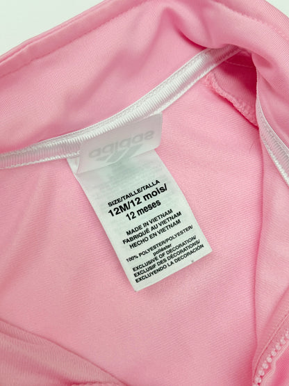 Adidas Pink Track Suit Jacket Pants Set 12M