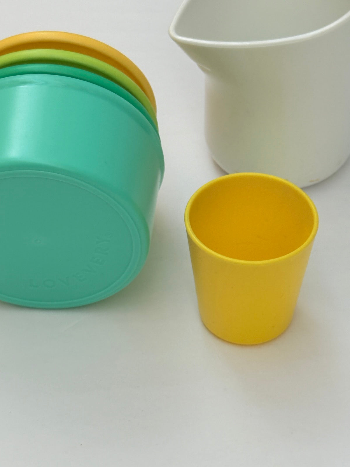 Lovevery Stackable Fraction Cups Set Toy