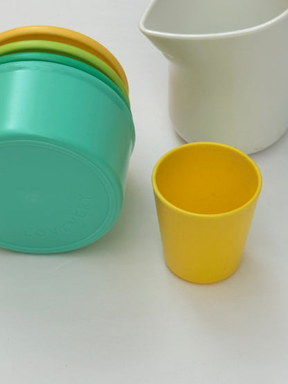 Lovevery Stackable Fraction Cups Set Toy