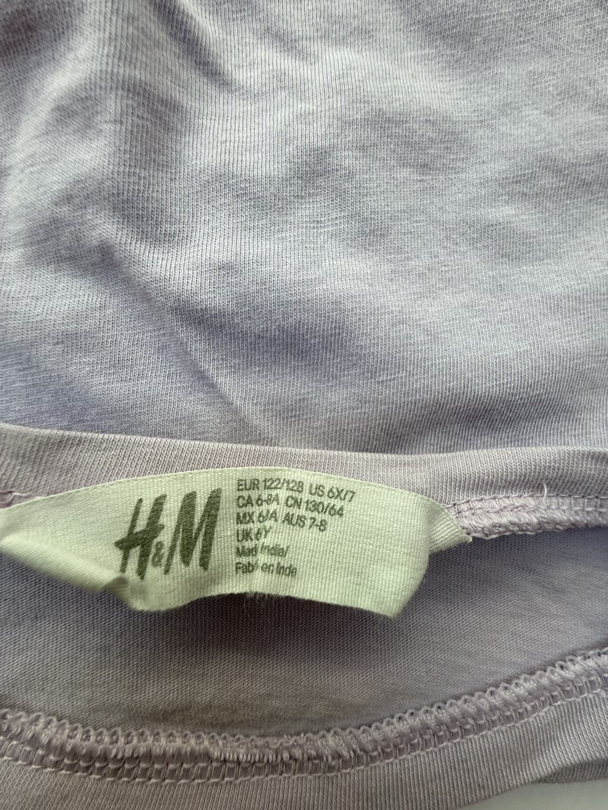 H&M Unicorn Graphic T-Shirt Size 6-7