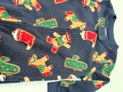 Carter's Gingerbread Fleece Footed Sleeper 12M