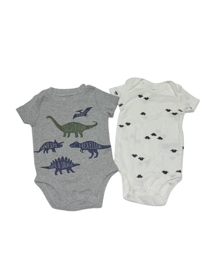 Carter's Dinosaur Bodysuit 2-Pack 3M