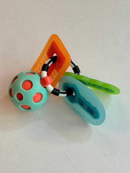 Baby Sensory Keys Rattle Teether Toy