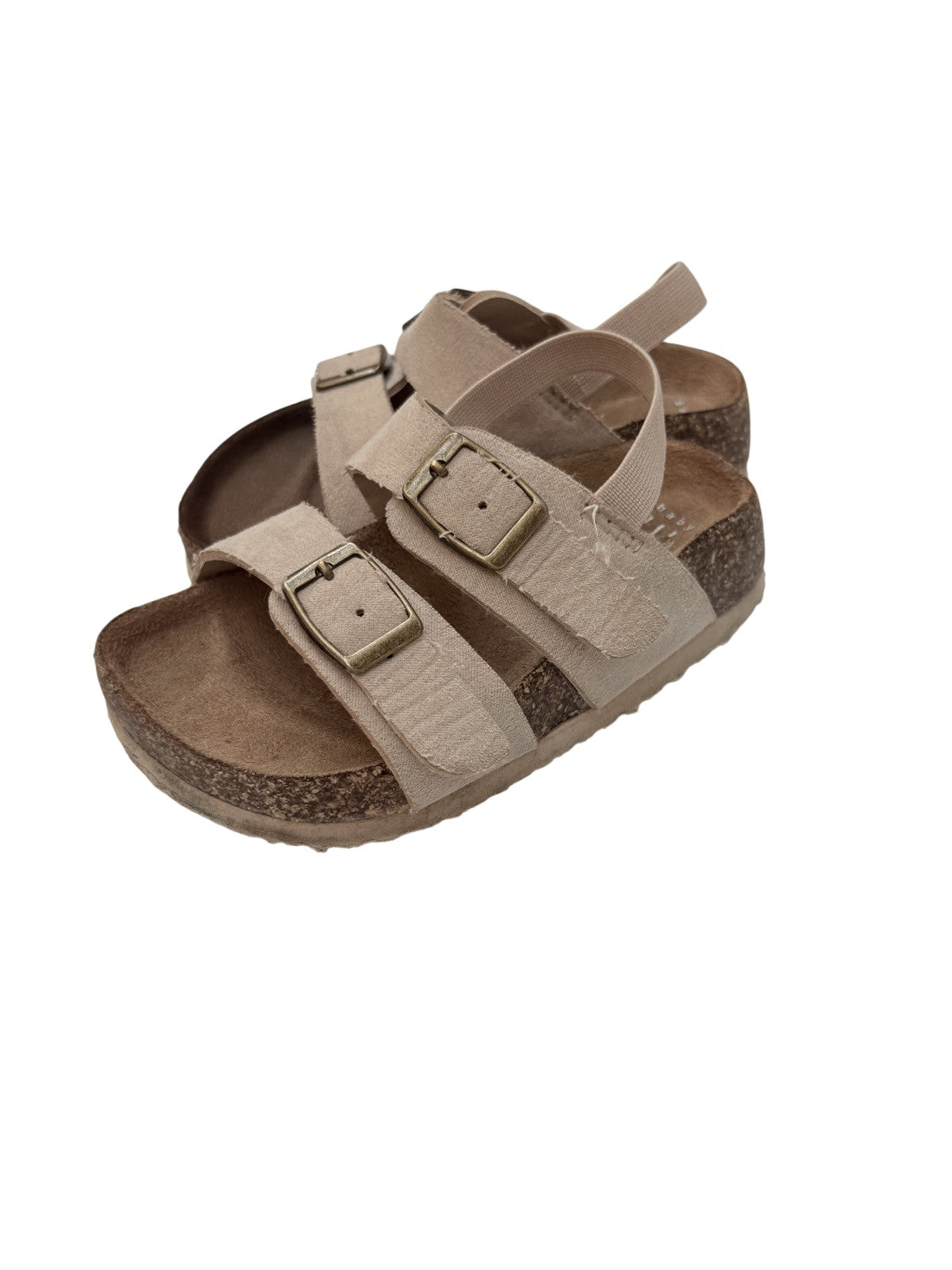 Baby Gap Tan Suede Buckle Sandals Toddler Size 5/6