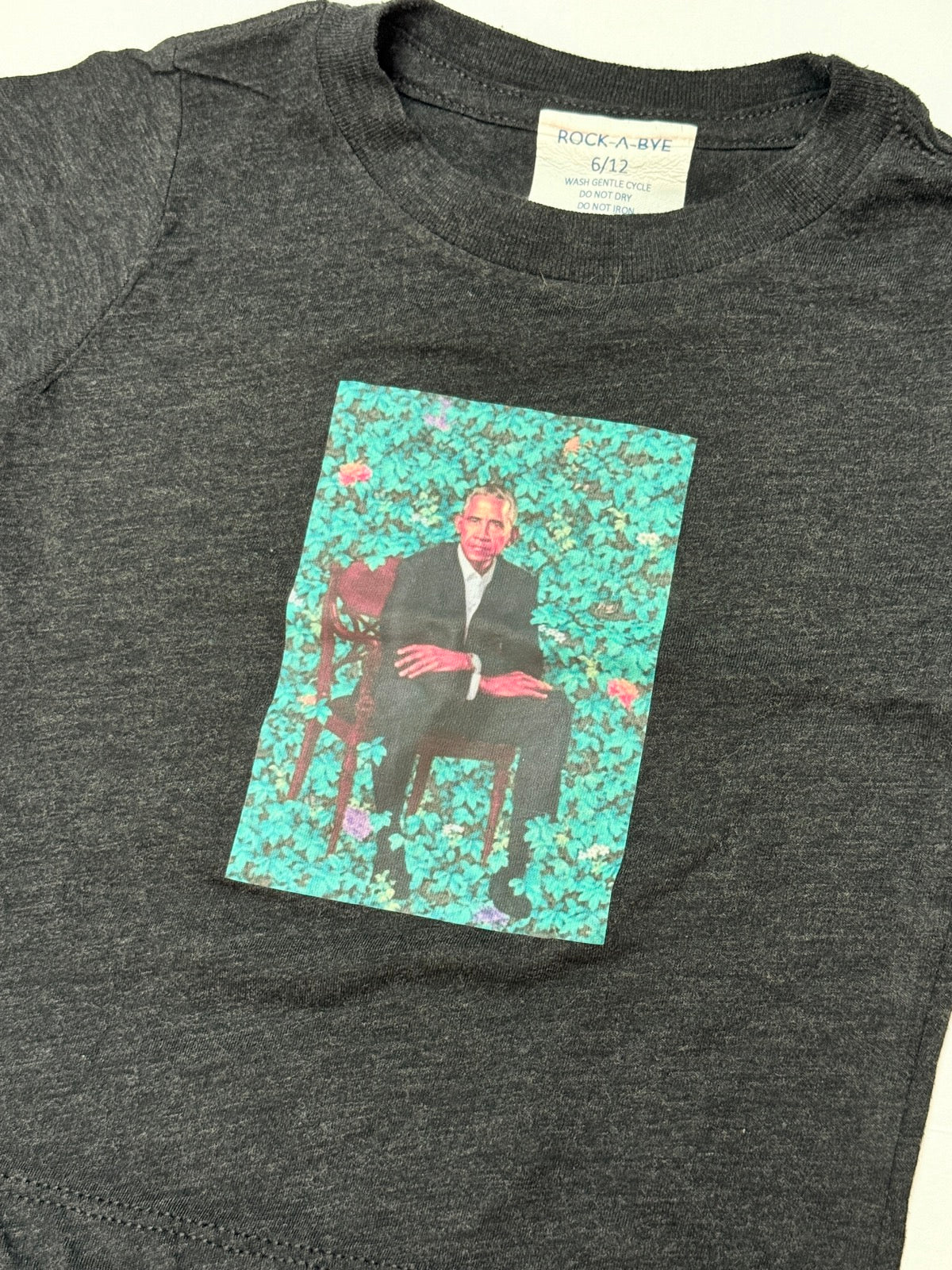 Rock-A-Bye Obama Portrait T-Shirt 6/12M