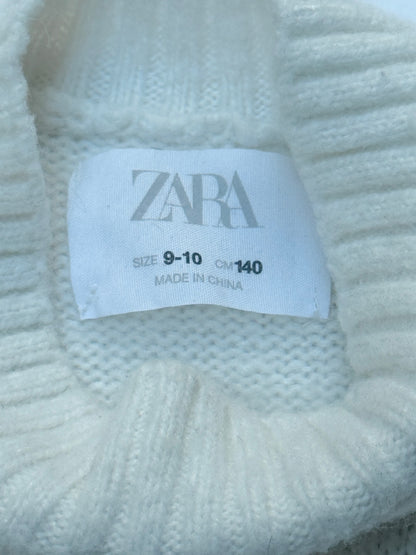 Zara Cream Mock Neck Sweater Size 9-10