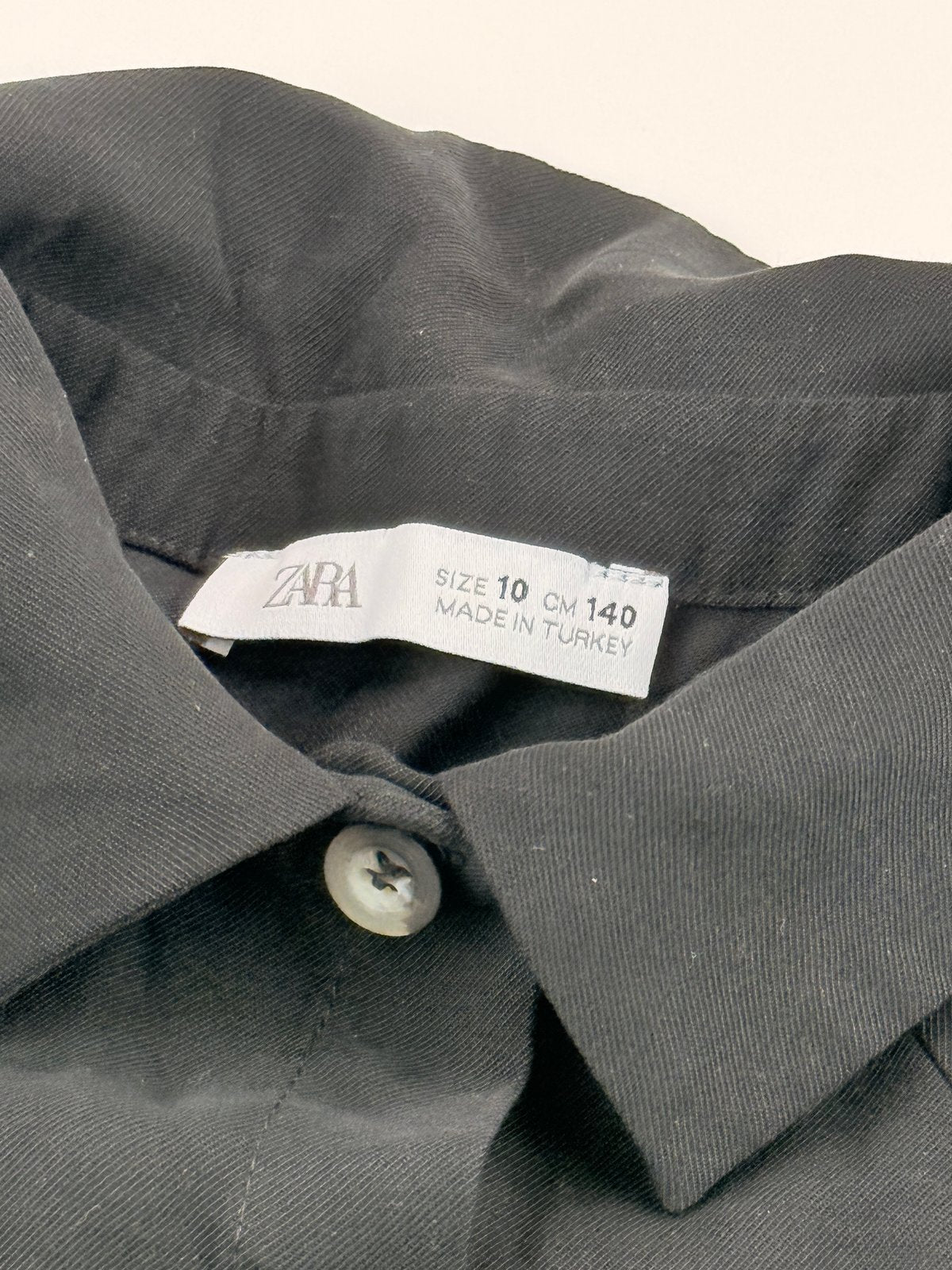 Zara Black Drop Waist Dress Size 10