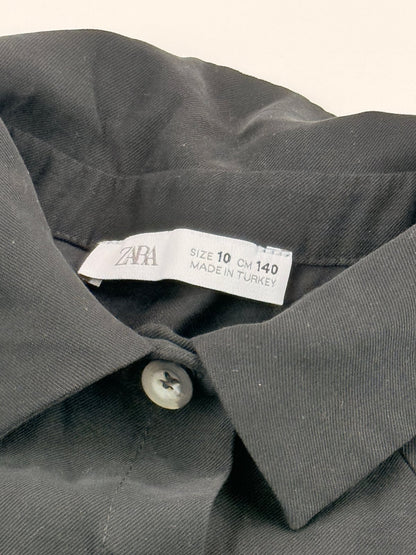 Zara Black Drop Waist Dress Size 10