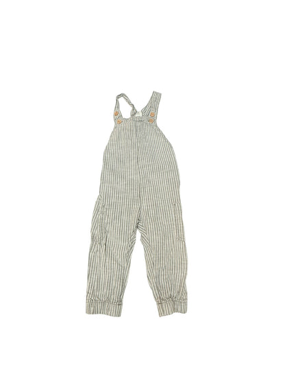 Striped Cargo Overalls 12-18m