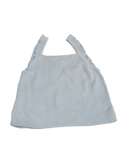 Zara Light Blue Ribbed Tank Top 2-3Y