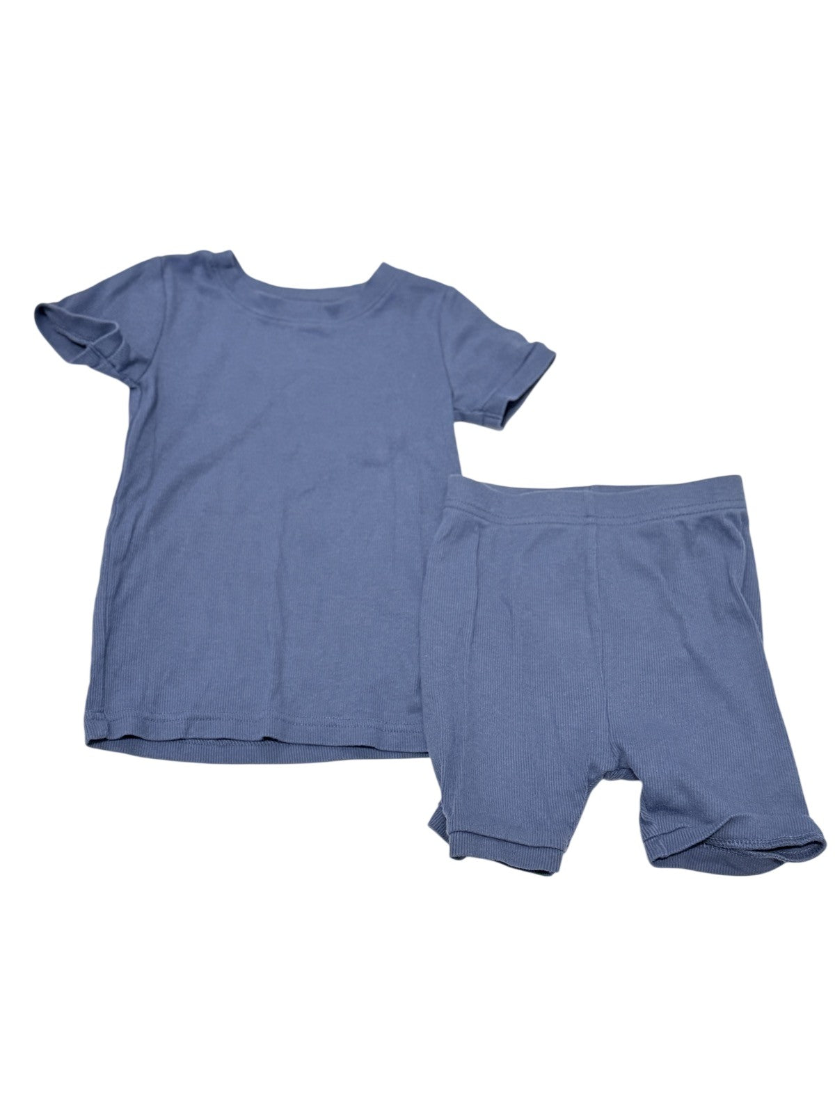 Old Navy Blue Ribbed Shorts Set 4T