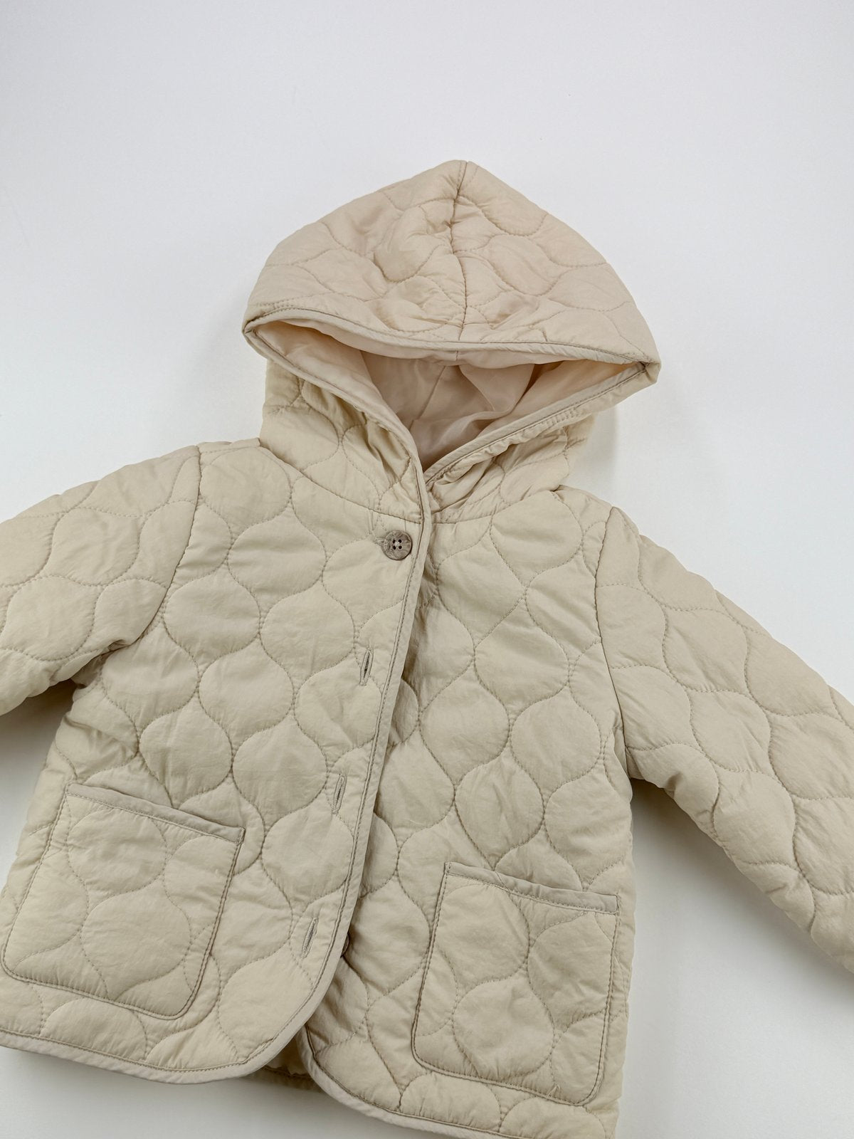 Rise Little Earthling Quilted Hooded Jacket 12-18M