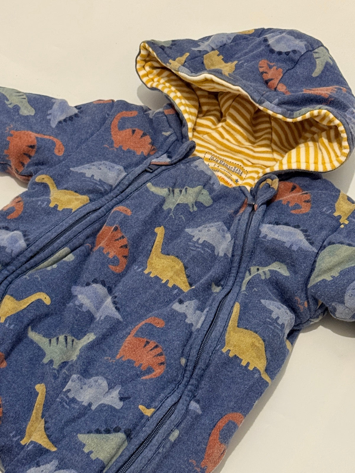 JoJo Maman Bébé Dinosaur Pramsuit 3-6m