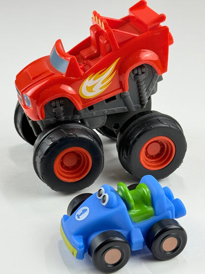 Blaze and the Monster Machines Blaze Truck & Blue Race Car Toy Set