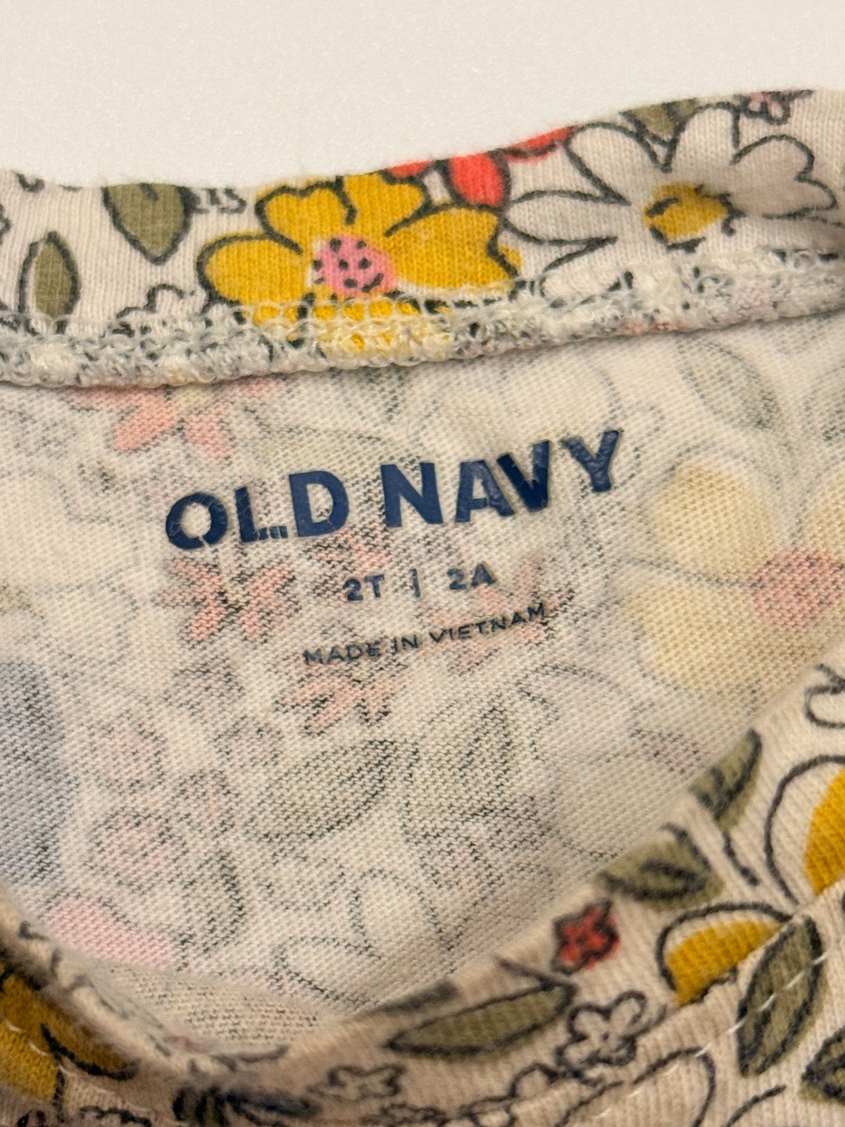 Old Navy Floral Print Top 2T