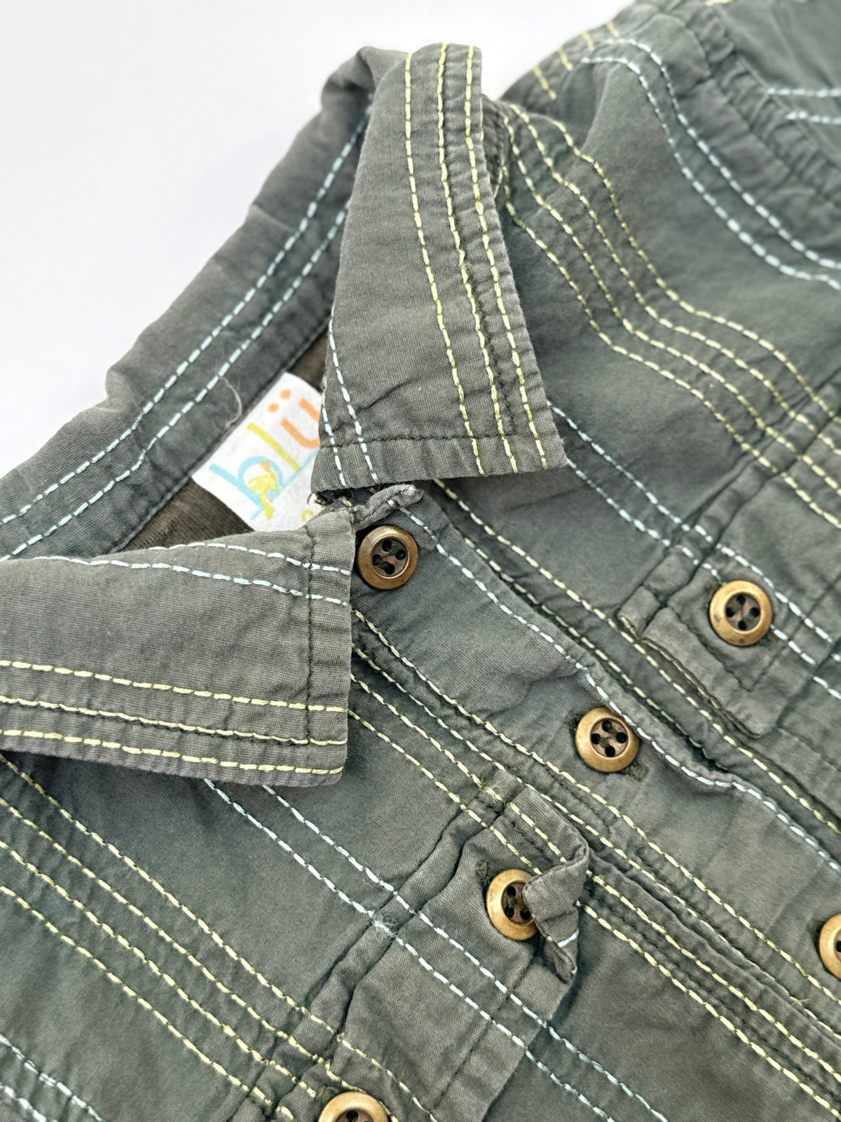 Blü Long Sleeve Button-Up Shirt 24m