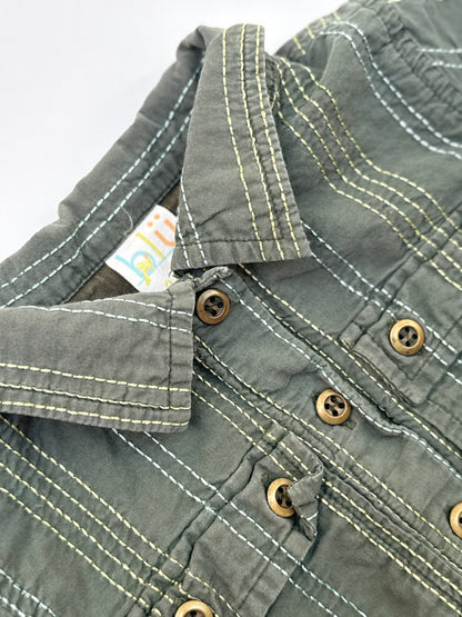 Blü Long Sleeve Button-Up Shirt 24m
