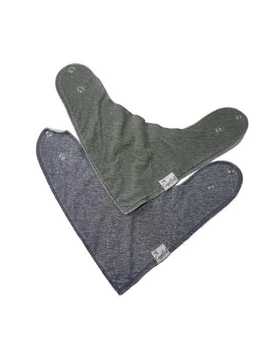 Bavoirs Bandana Copper Pearl Gris Bleu OS