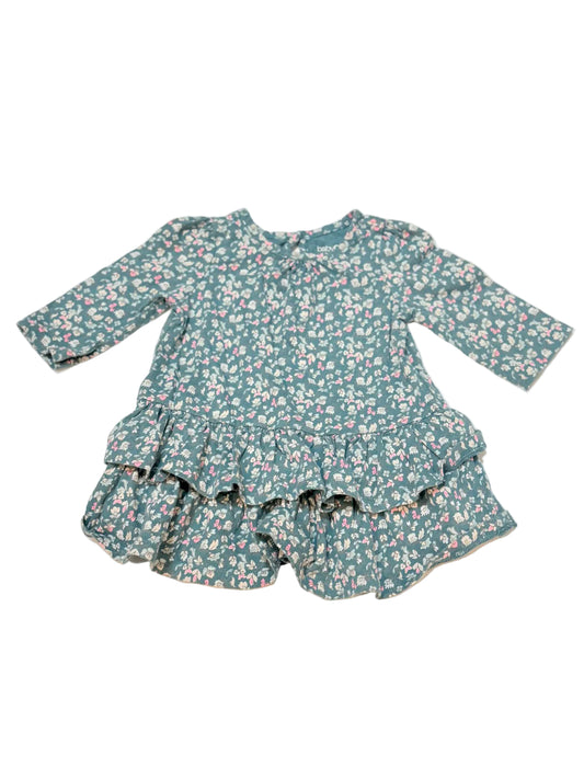 Baby Gap Floral Ruffle Dress 3-6m