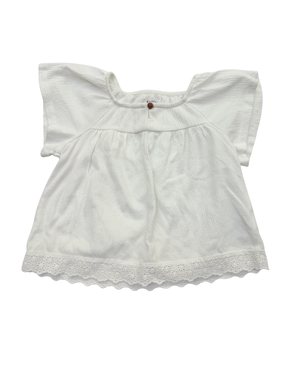 OshKosh B'gosh White Eyelet Blouse Size 5