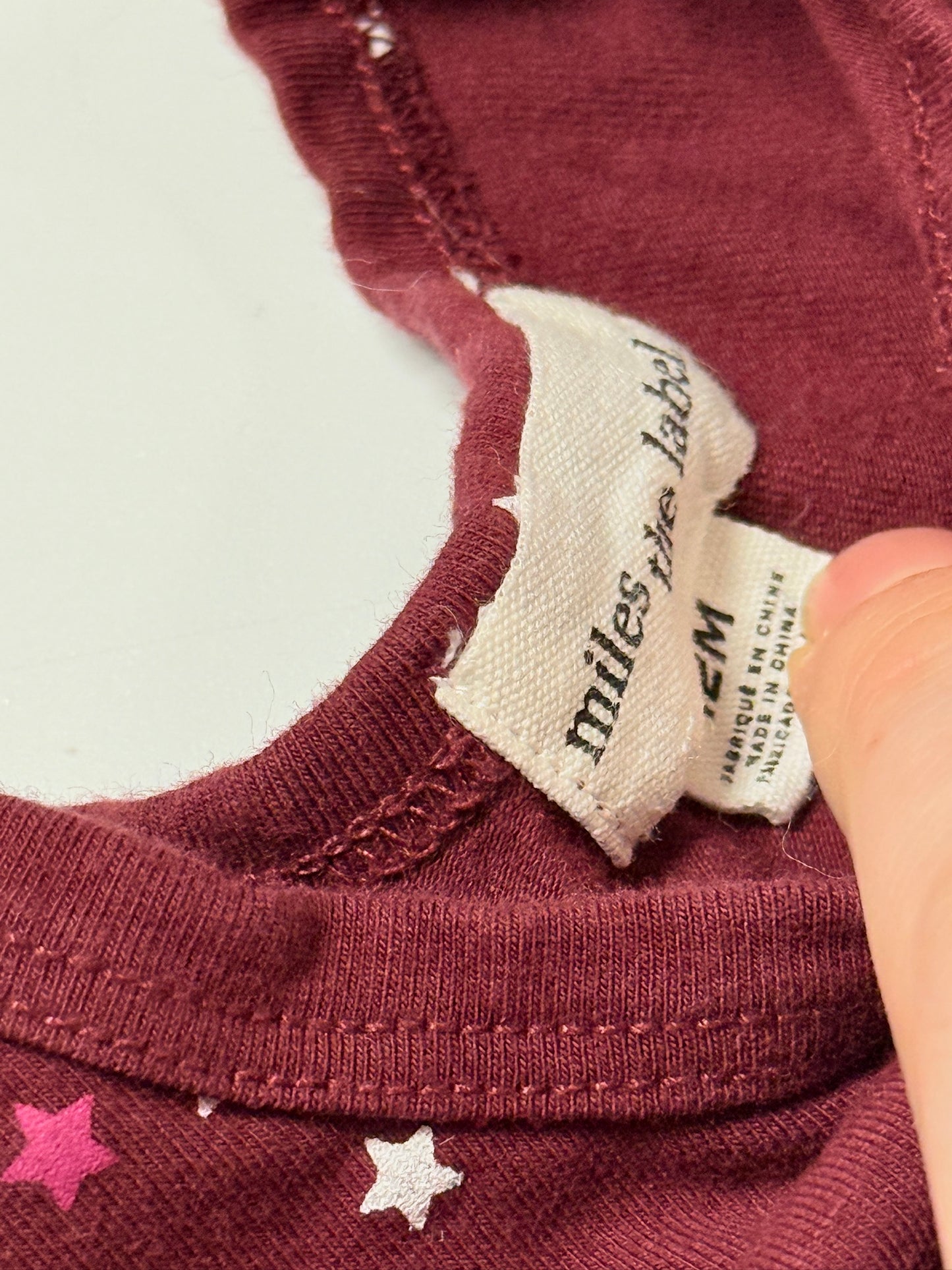 Miles the label 2pc set 12m Star Set