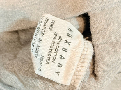 Huxbaby Gray Quilted Zip Hoodie Size 3