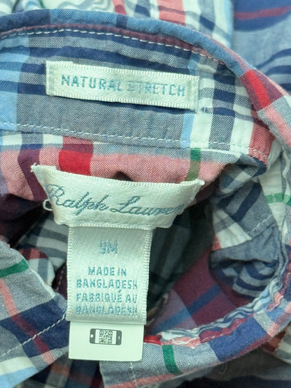 Ralph Lauren Plaid Short Sleeve Shirt 9M