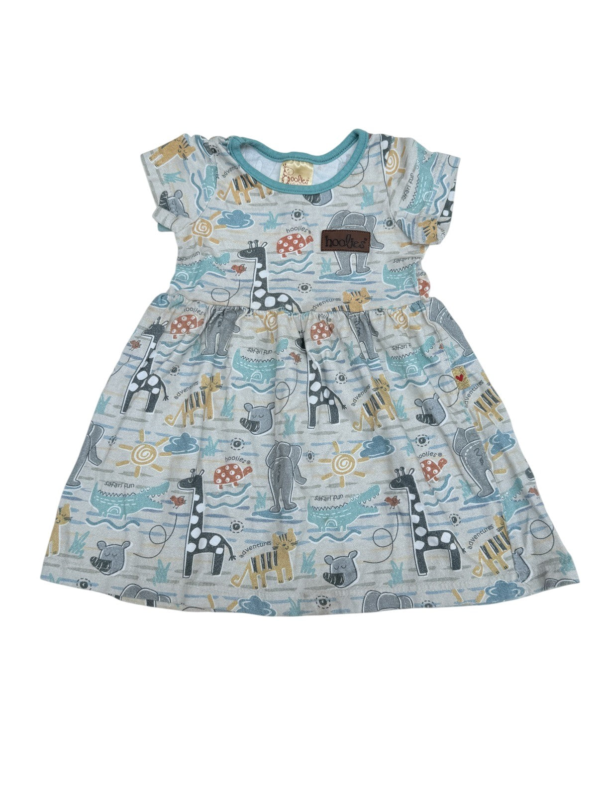 Hoolies Safari Print Dress 1 - 2 Years