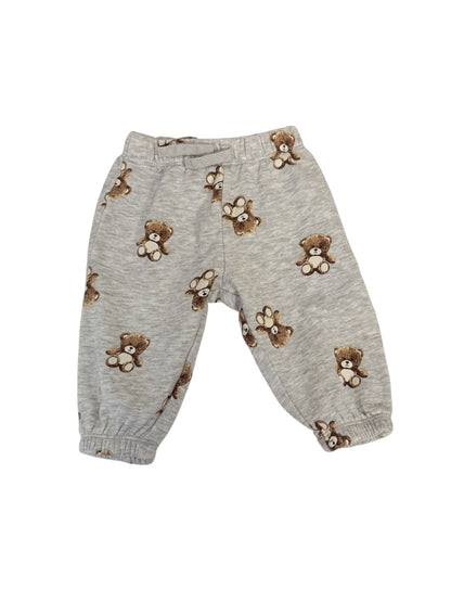 H&M Teddy Bear Print Joggers 6M