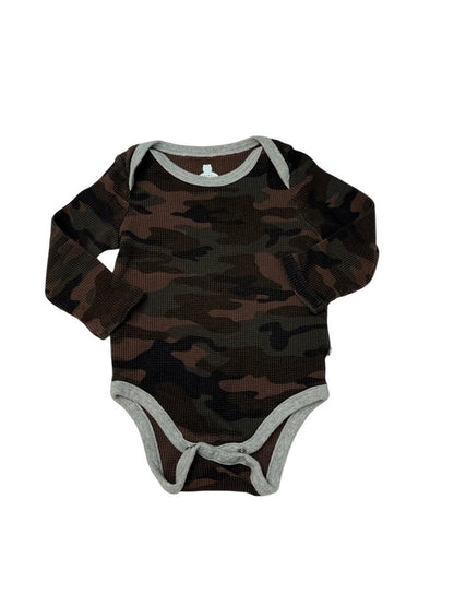 Baby Gap Camo Thermal Long-Sleeve Bodysuit 12-18M