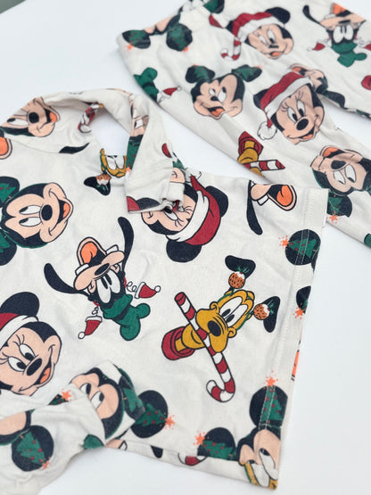Baby Gap Disney Mickey Christmas Pajama Set 2T