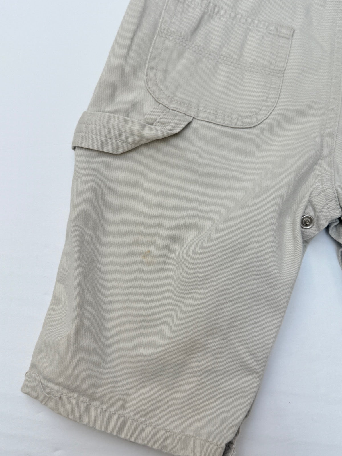 Cool Island Khaki Denim Overalls 12M