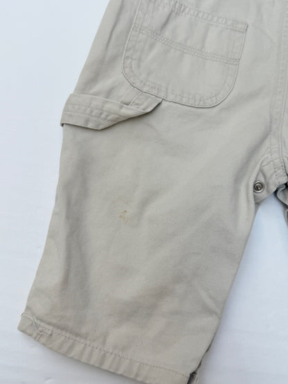 Cool Island Khaki Denim Overalls 12M