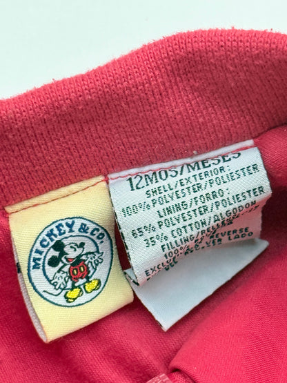 VINTAGE Mickey & Co Minnie Mouse Zip Jacket 12M