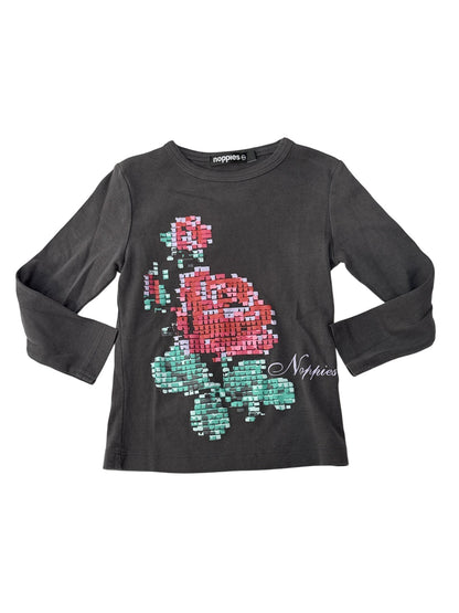 Noppies Pixel Rose Long Sleeve Tee 104 (3-4yr)