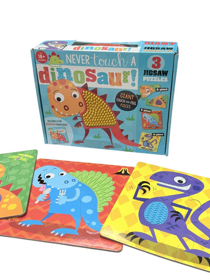 Never Touch a Dinosaur Jigsaw Puzzle Set