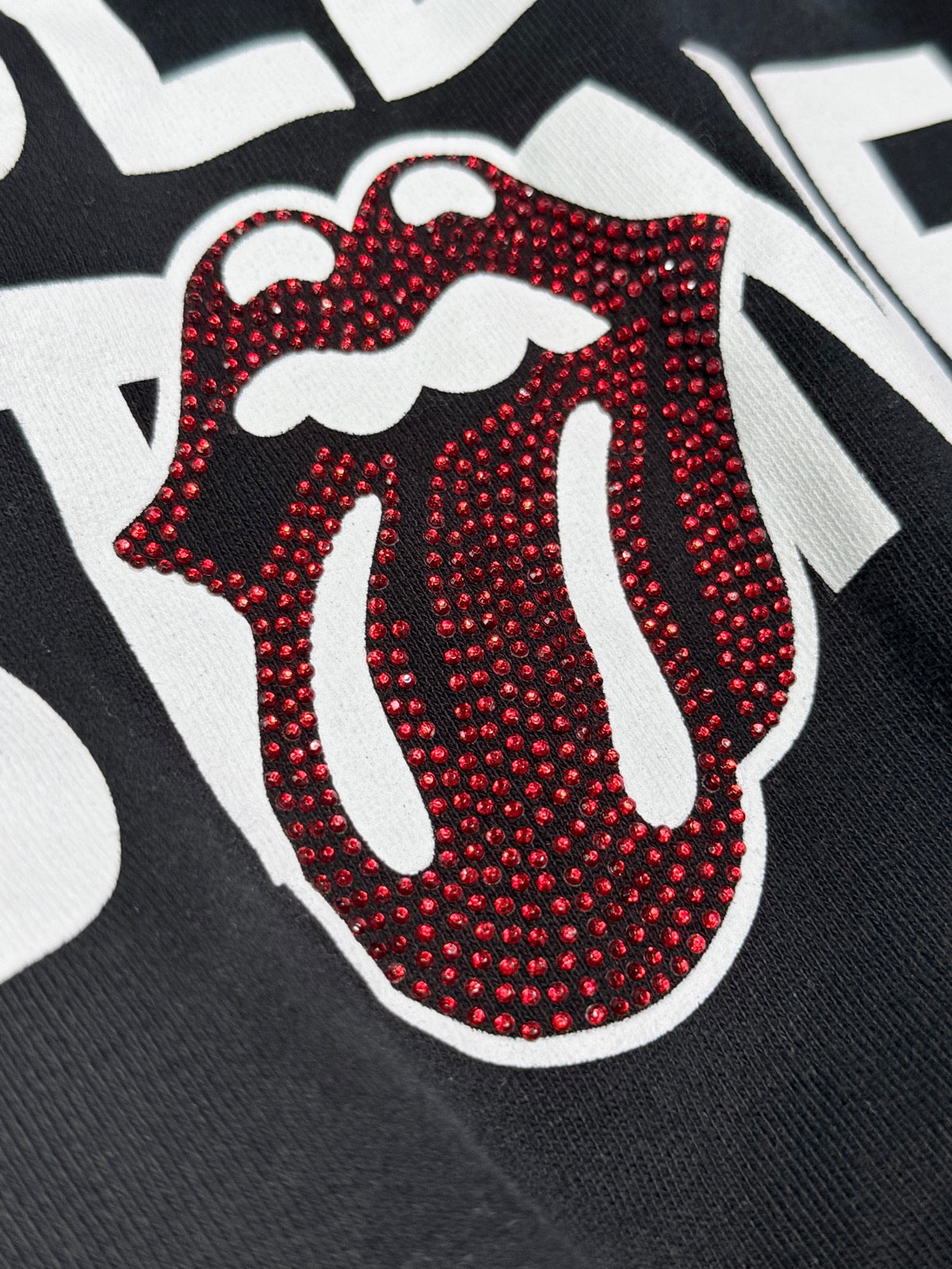Zara Rolling Stones Black Hoodie 8-9Y