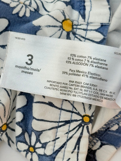 Carter's Daisy Floral Leggings 3M