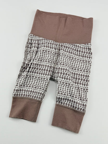 Hanna Andersson Brown Geometric Print Pants Size 3M
